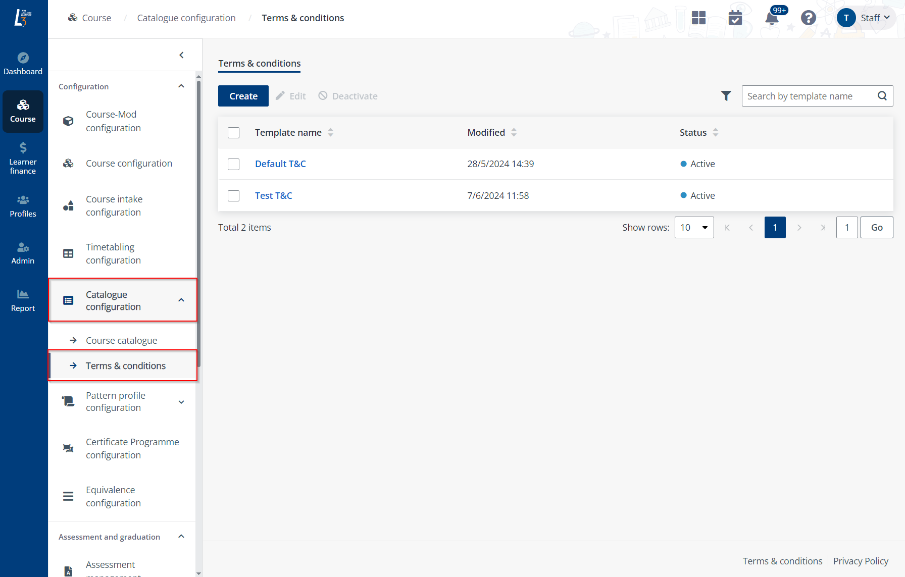 Terms & conditions page. Terms & conditions page.