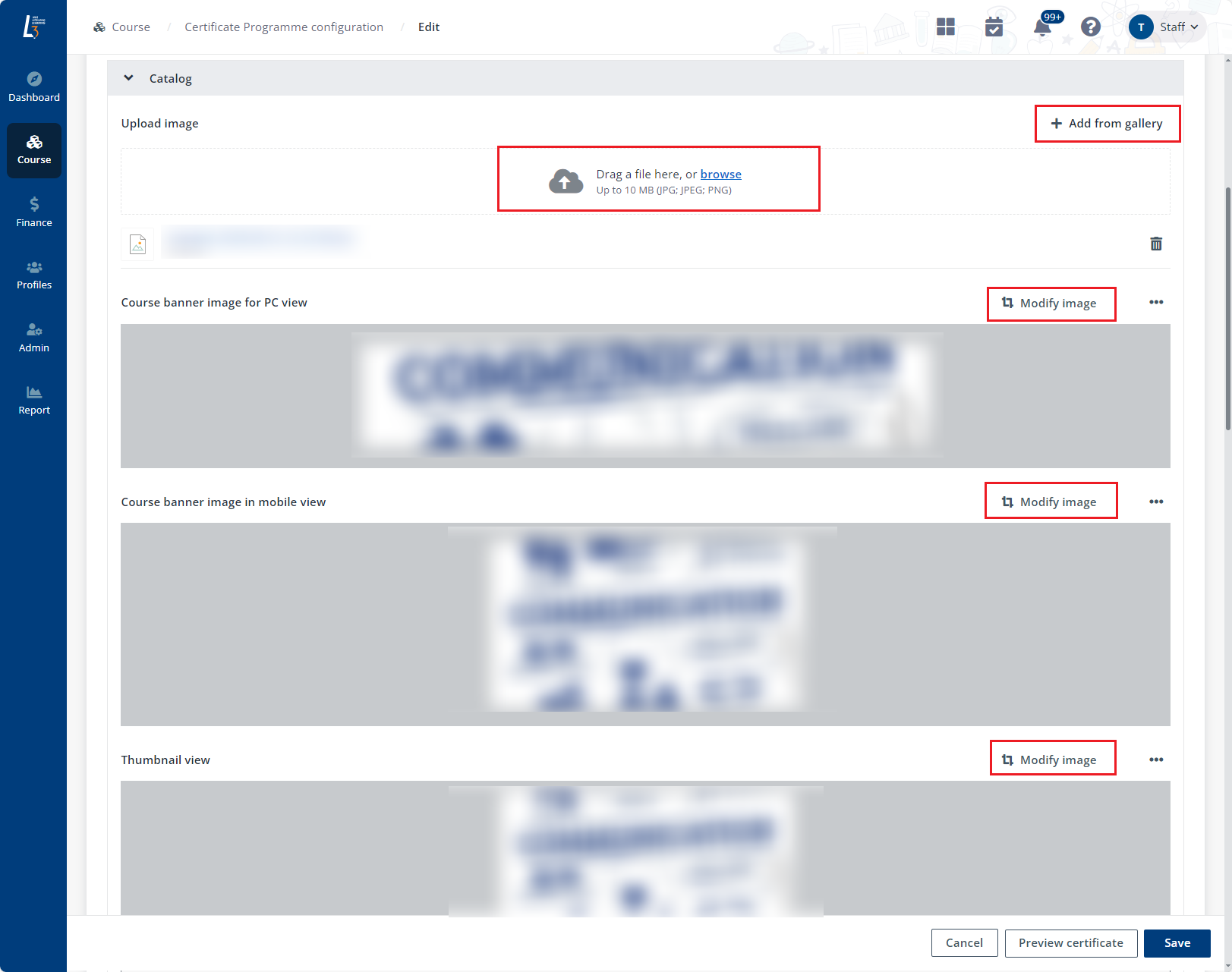 Edit images Edit images