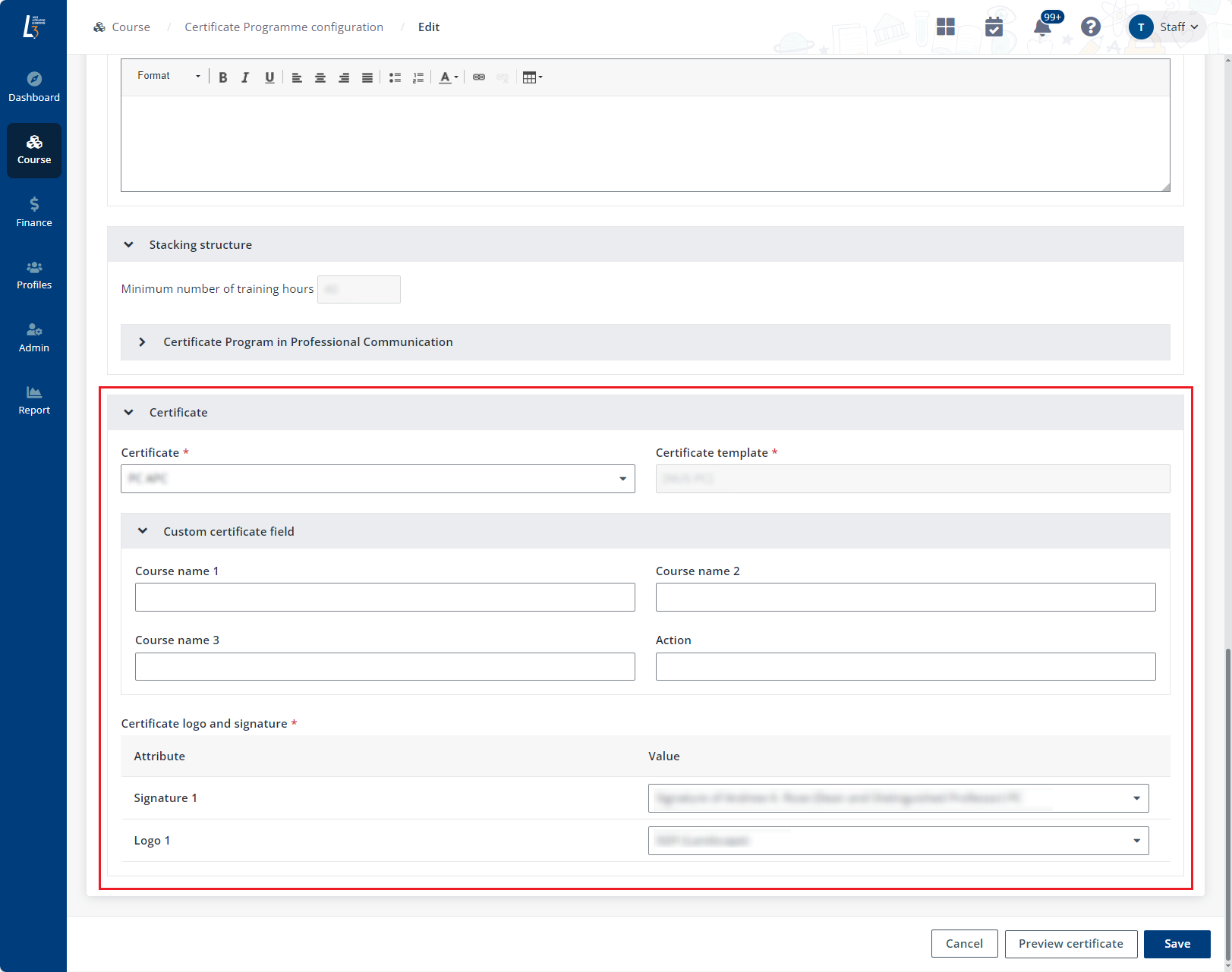 Certificate Certificate