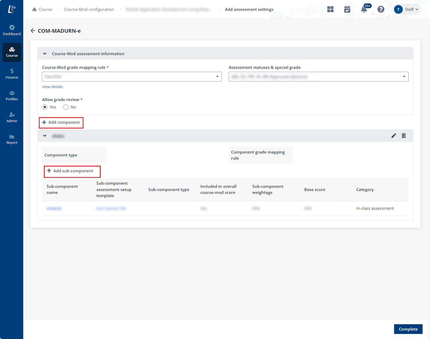 Add component Add component