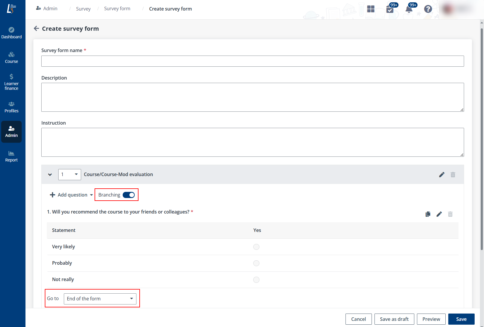 Branching configurations. Branching configurations.