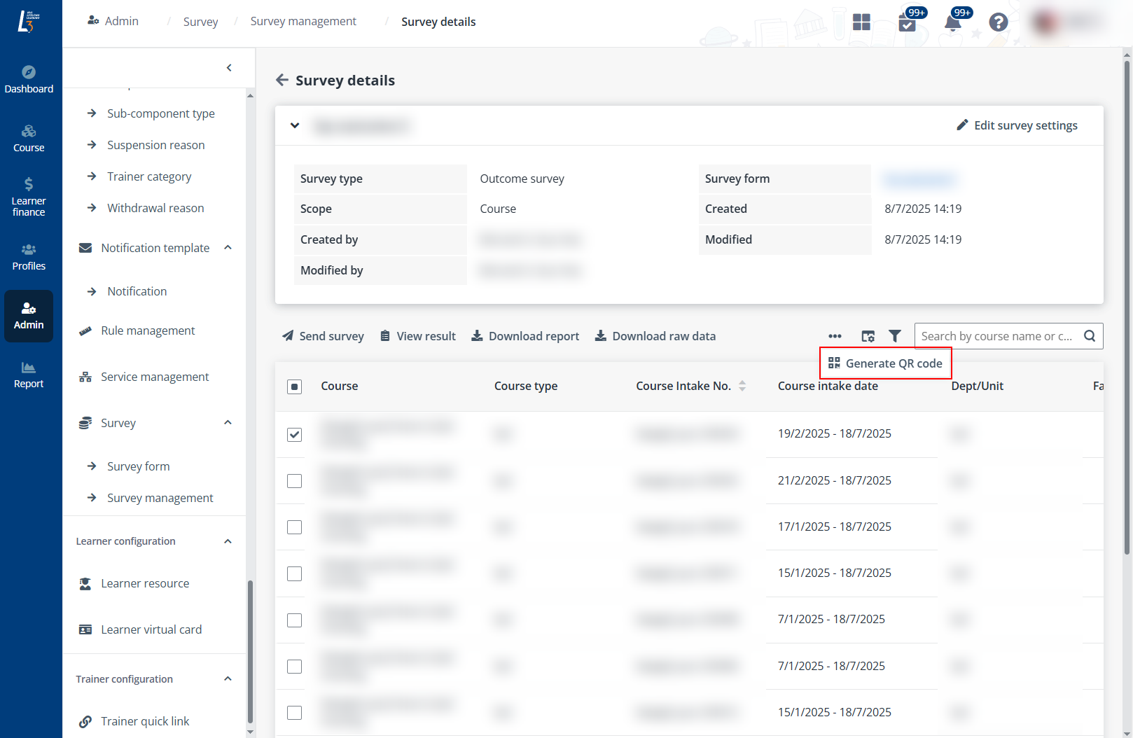 Click Generate QR code. Click Generate QR code.