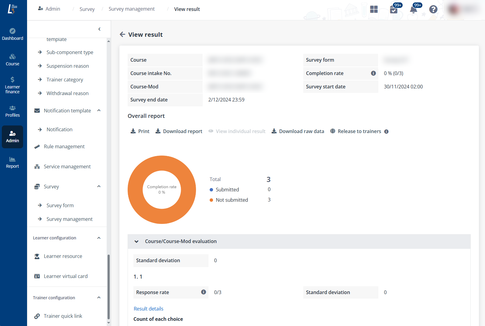 The result page. The result page.
