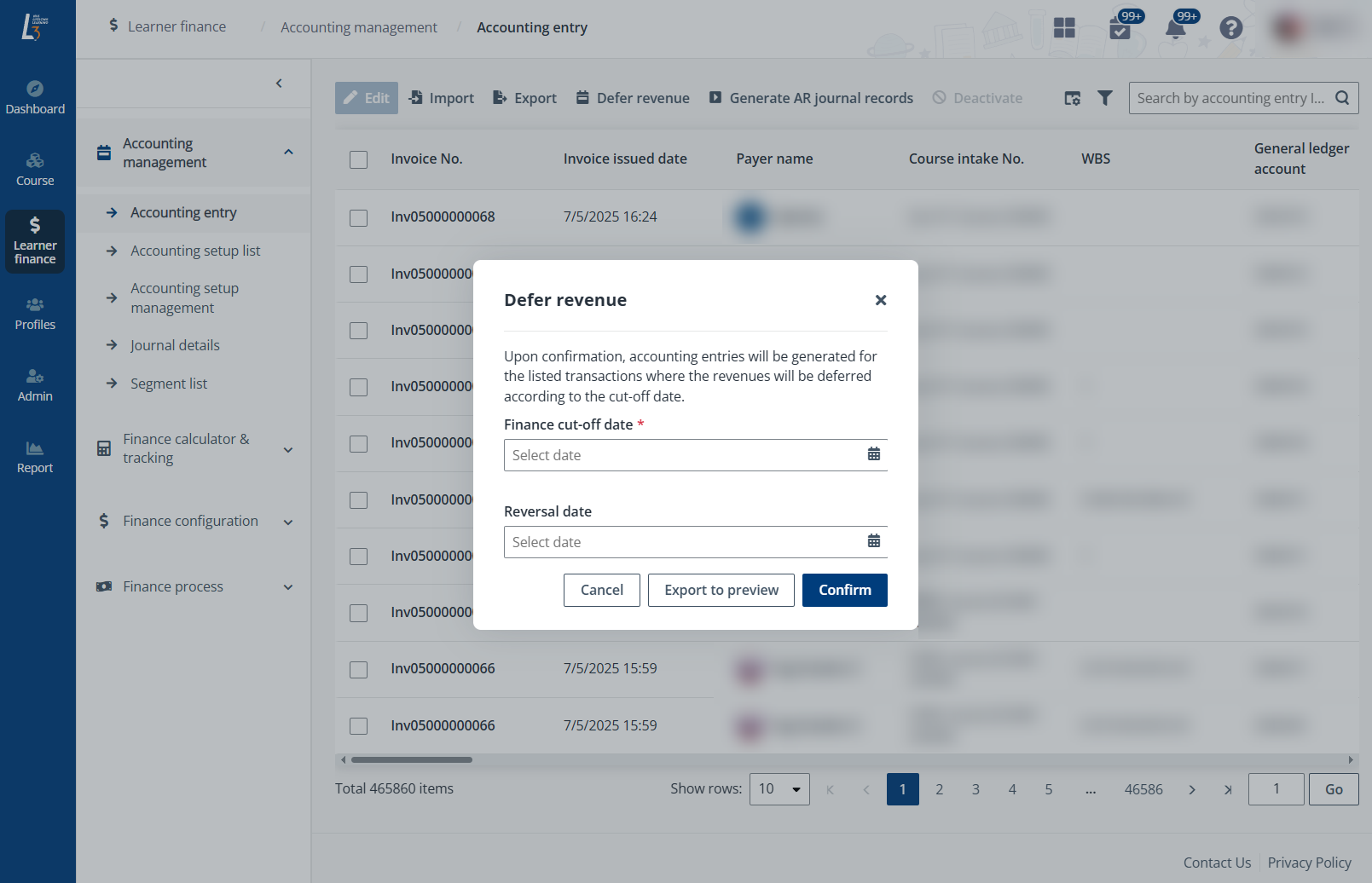 Defer revenue. Defer revenue.