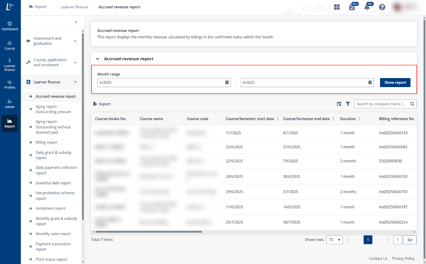 Date / Date range. Date / Date range.