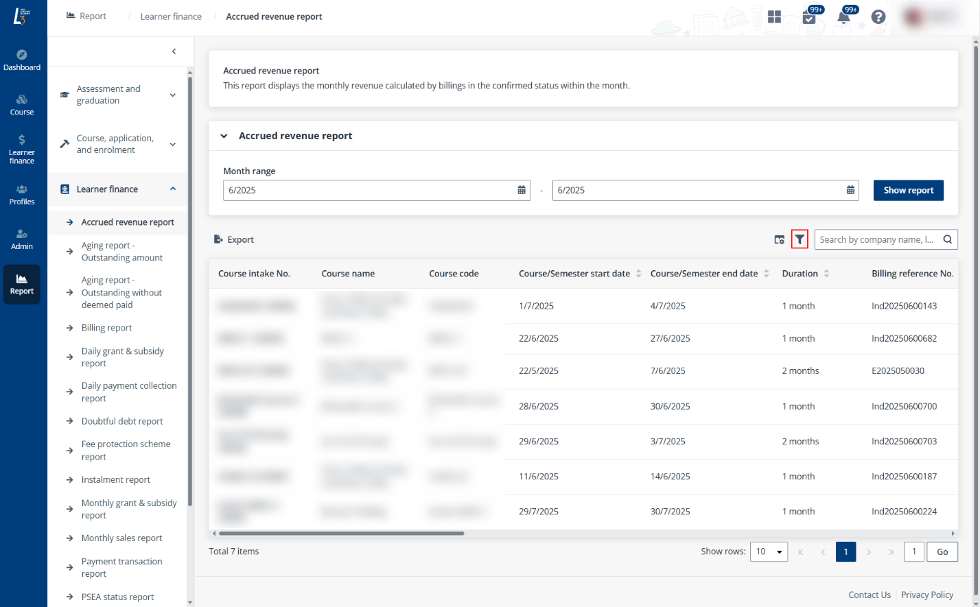Click Filter. Click Filter.