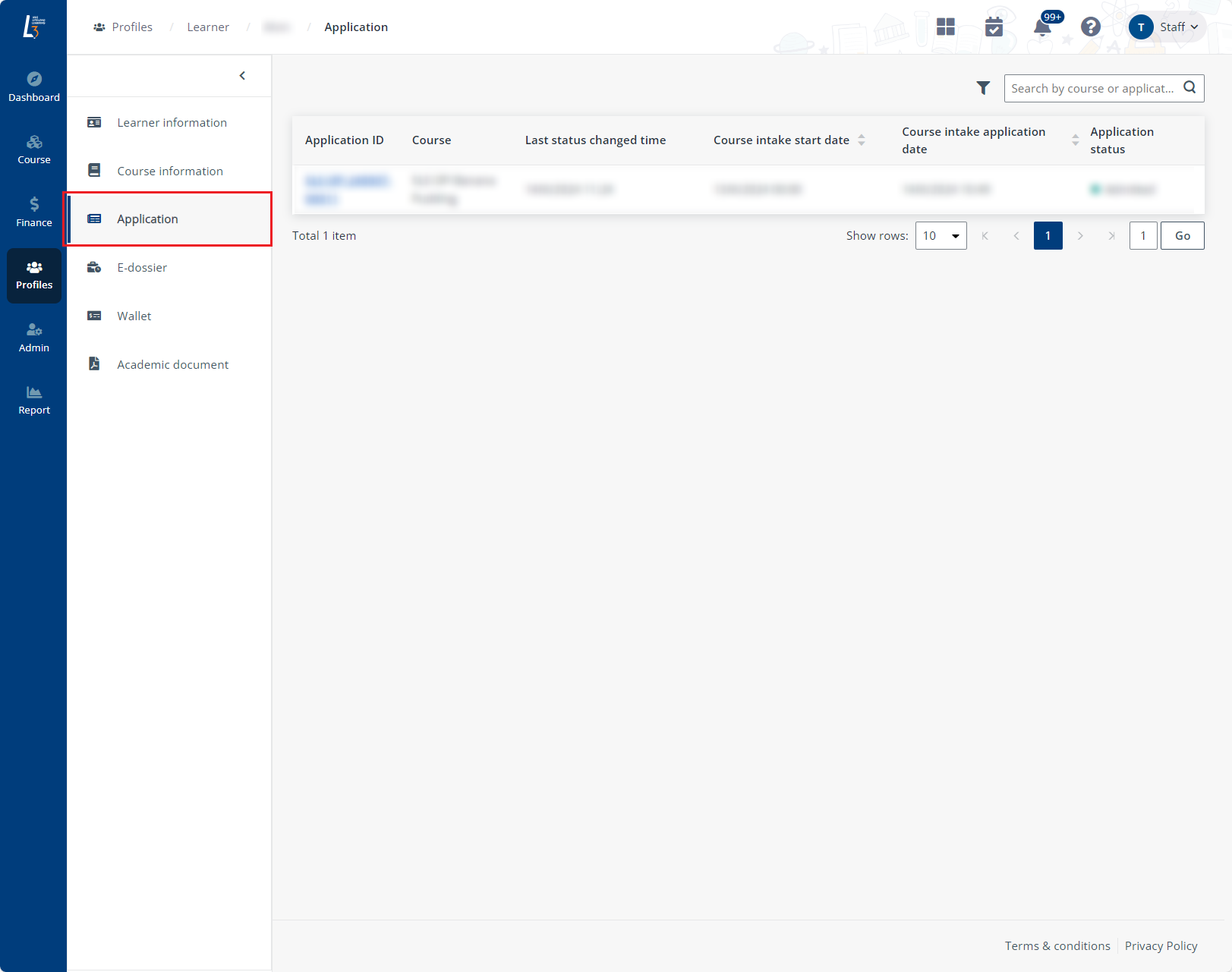 Application Application