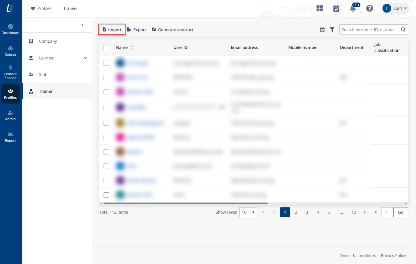 Import trainer. Import trainer.