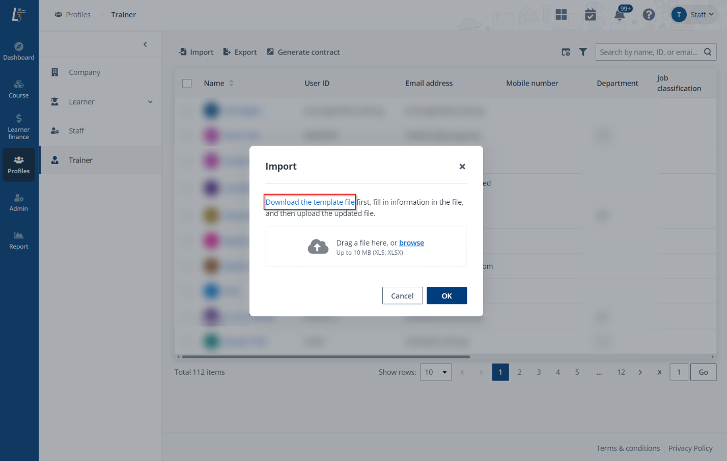 Download the template file. Download the template file.