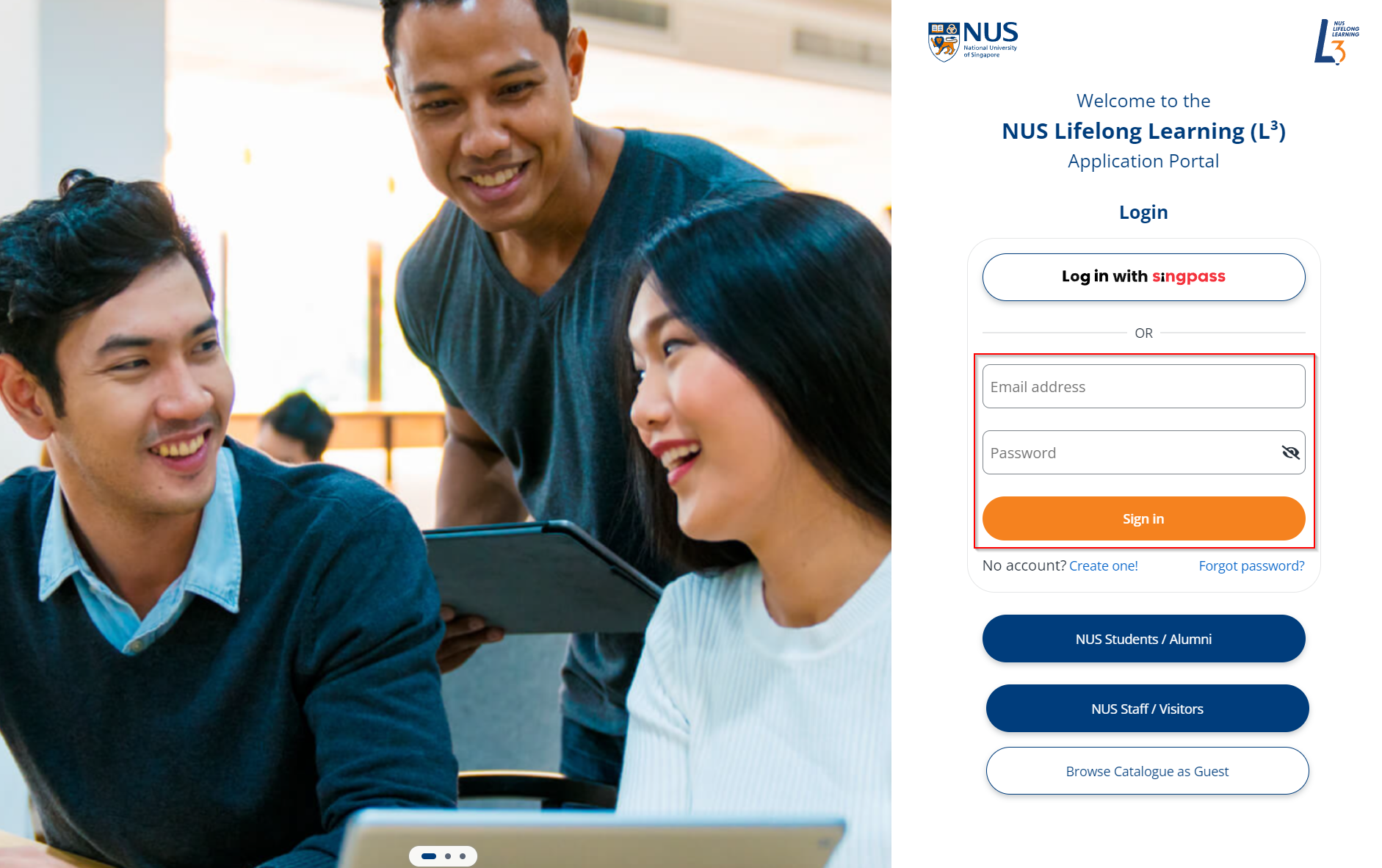 Sign in with local account.